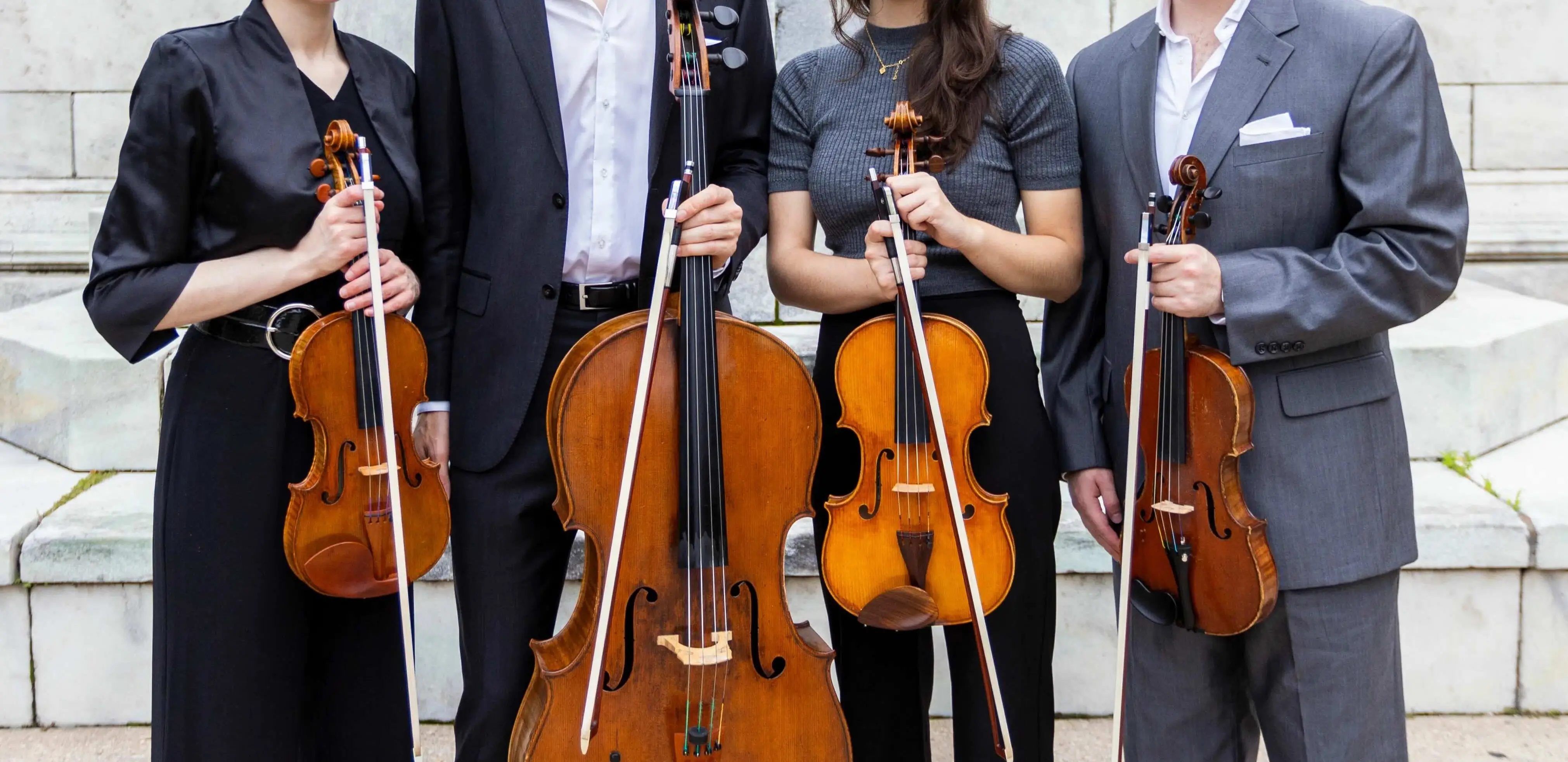 Astrodon Quartet with instruments